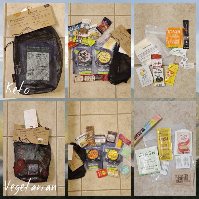 RightOnTrek Keto and Vegetarian Kits