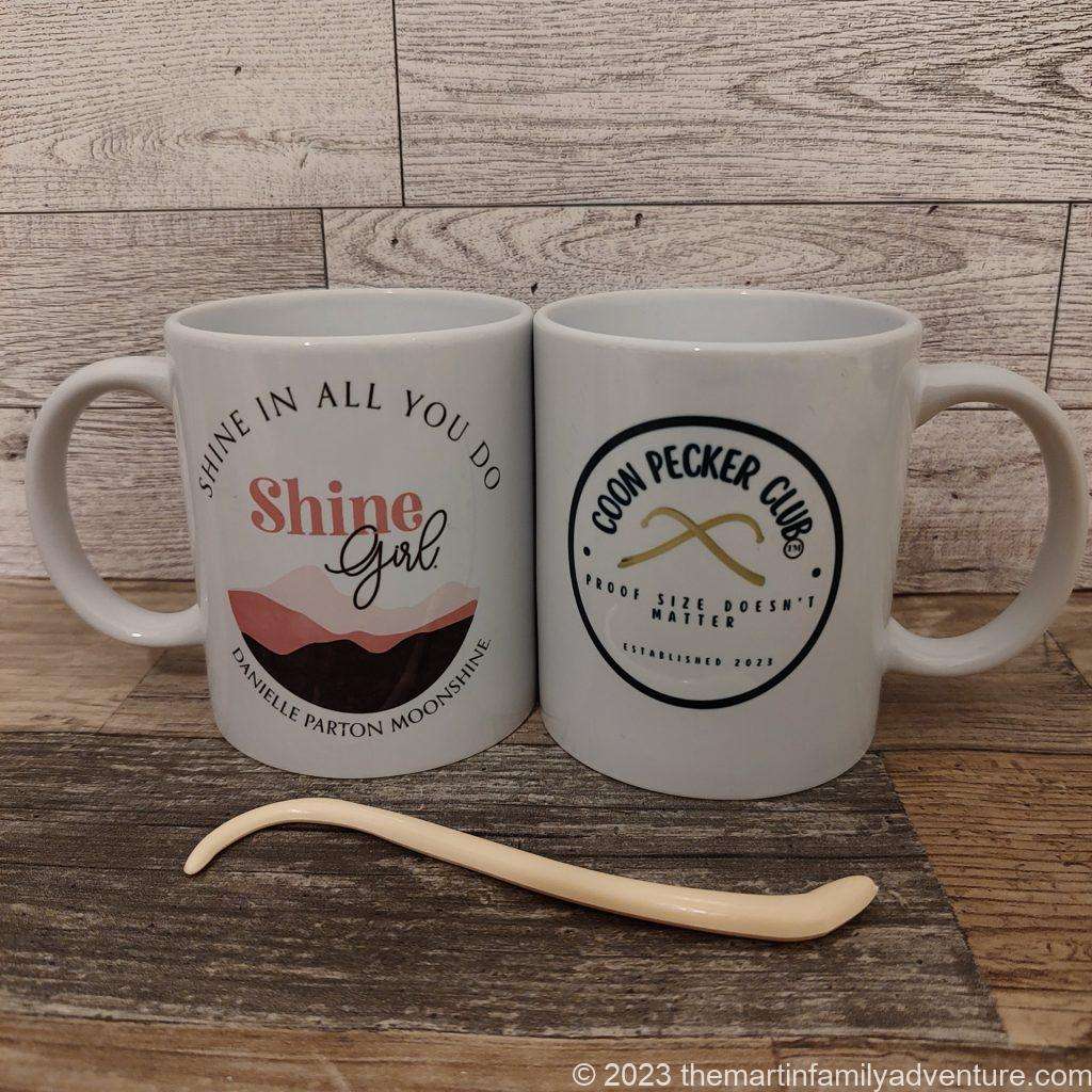 Shine Girl Coffee Mugs And Coon Pecker