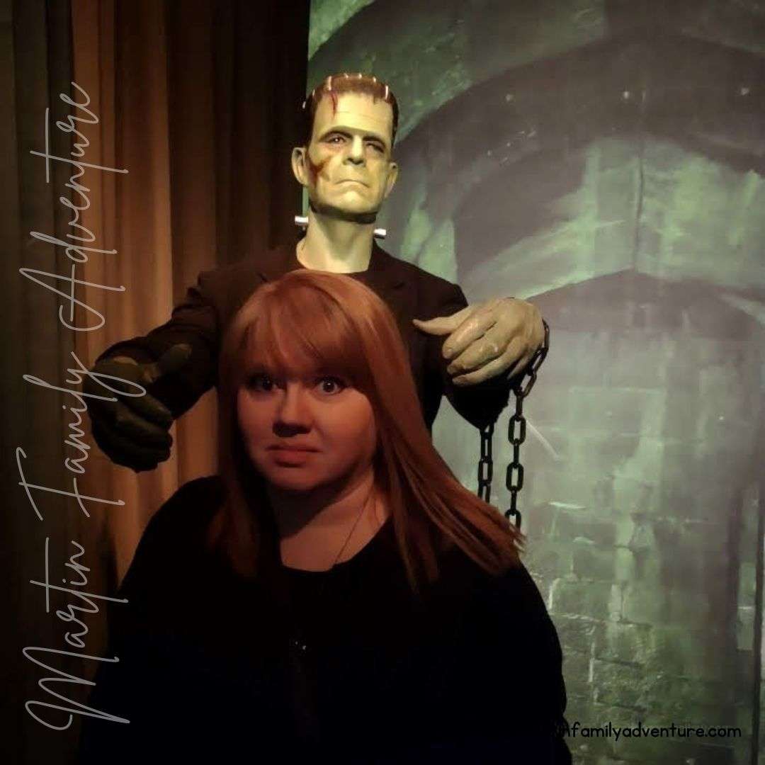 Crystal And Frankenstein Hollywood Wax Museum