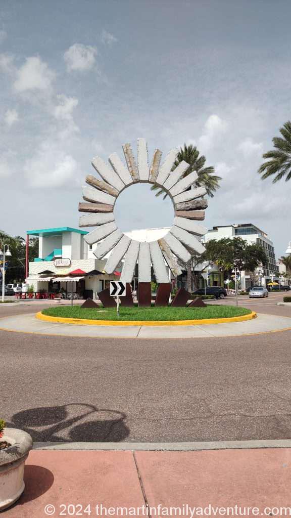 St. Petersburg Florida The Sun On The Edge Sculpture