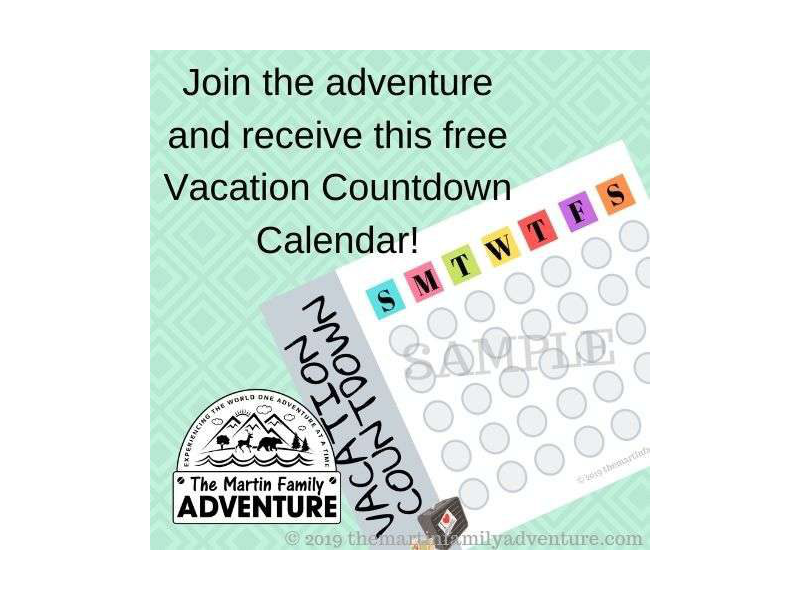 Vacation Countdown Calendar Vacation Countdown Calendar